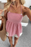 Summer Retro Style Printed Sleeveless Tank Top