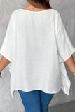 Large Size Bat Short Sleeved Round Neck T-Shirt