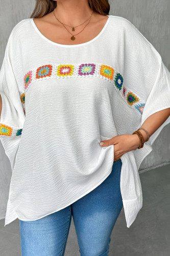 Large Size Bat Short Sleeved Round Neck T-Shirt