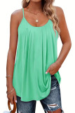 Solid Color Plus Size Sleeveless Ttank Top