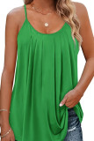 Solid Color Plus Size Sleeveless Ttank Top