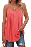 Solid Color Plus Size Sleeveless Ttank Top