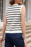 Summer Striped Knitted Sleeveless Vest