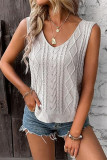 Summer V-Neck Sleeveless Knitted Vest