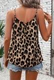 Large Size Leopard Print Sleeveless Vest