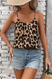 Large Size Leopard Print Sleeveless Vest