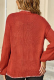 Autumn Winter Long Sleeved Jacquard Cardigan
