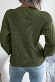 Winter Lantern Long Sleeved Knitted Sweater