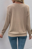 Retro Long Sleeved Round Neck Leopard Hoodie