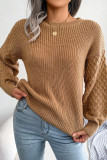 Winter Lantern Long Sleeved Knitted Sweater