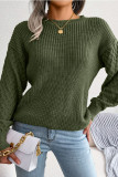 Winter Lantern Long Sleeved Knitted Sweater