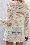Knitted Hollow Bikini Beach Cover Shirt