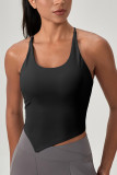 Yoga Sports Crop Top With Built-in Bra For Women