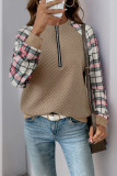 Retro Style Printed Long Sleeved Sweatshirt