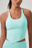 Yoga Sports Crop Top With Built-in Bra For Women