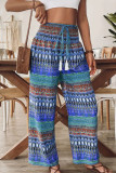Bohemian High Waisted Elastic Pants