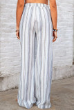Loose Striped Printed Casual Wide Leg Pants