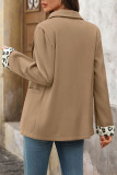 Retro Leopard Print Suit Cardigan Jacket
