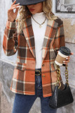 Retro Style Printed Long Sleeved Cardigan Jacket