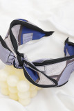 Geometric Printed Bow Hair Clip