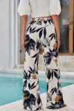 Floral Pattern Bohemian Printed Trousers