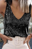Sleeveless V-neck Summer top