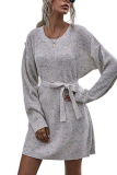 Knitwear Loose Medium-length Autumn Sweater Skirt