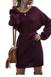Knitwear Loose Medium-length Autumn Sweater Skirt