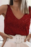Sleeveless V-neck Summer top
