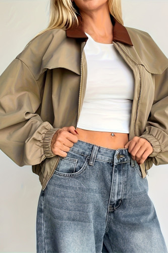 Ladies' Casual Contrast Jacket