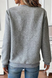 Solid Color Long Sleeved Loose Hoodie