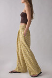 Retro High Elasticity Loose Straight Leg Pants