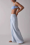 Retro High Elasticity Loose Straight Leg Pants