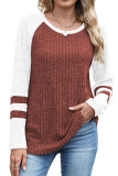 Autumn Round Neck Long Sleeved Knitted Sweater