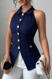 Summer Hanging Neck Sleeveless Cardigan Vest