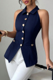 Summer Hanging Neck Sleeveless Cardigan Vest
