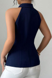 Summer Hanging Neck Sleeveless Cardigan Vest