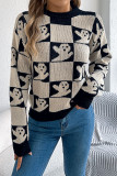 Halloween Round Neck Lantern Long Sleeved Sweater