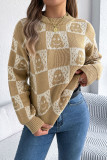 Halloween Round Neck Lantern Long Sleeved Sweater