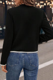 Solid Color Long Sleeved Button Cardigan Jacket