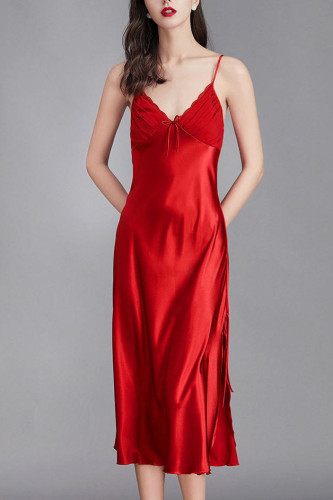 Lace Camisole Sleeveless Dress Pajamas