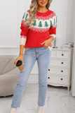 Christmas Round Neck Long Sleeved Loose Sweater