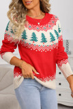 Christmas Round Neck Long Sleeved Loose Sweater