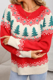 Christmas Round Neck Long Sleeved Loose Sweater