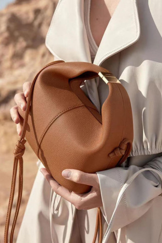 Solid Color Single Shoulder Crossbody Luxury Bag