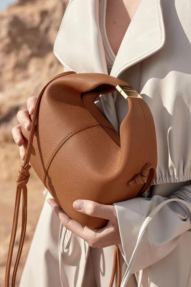 Solid Color Single Shoulder Crossbody Luxury Bag