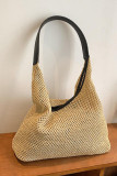 Vintage Woven Tote Bag Large Capacity Shoulder Bag