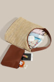 Vintage Woven Tote Bag Large Capacity Shoulder Bag