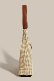 Vintage Woven Tote Bag Large Capacity Shoulder Bag