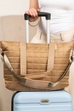 Solid Color Handbag Laptop Bag Zipper Fluffy Tote Bag